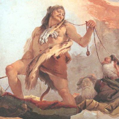 Hercule Ogmien (Triomphe de l’éloquence, Palais Sandi) - Tiepolo