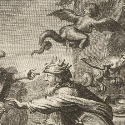 Phinée délivré des harpyes (Temple des Muses) - B. Picart