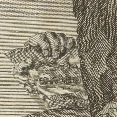 Encelade précipité de l’Etna (Temple des Muses) - B. Picart