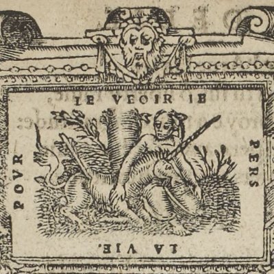 La femme et la licorne (Maurice Scève, Délie, 1544)