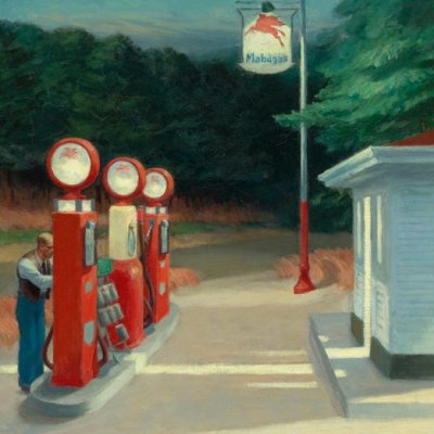 Station essence - Edward Hopper