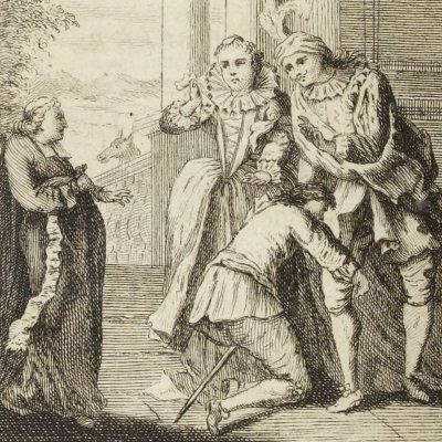 Départ de Gil Blas pour Salamanque (Gil Blas, 1747, vol. 1)