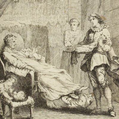 Gil Blas chez le vieux chanoine Sedillo (Gil Blas, 1747, vol. 1)