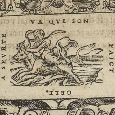 Europa sur le bœuf (Maurice Scève, Délie, 1544)