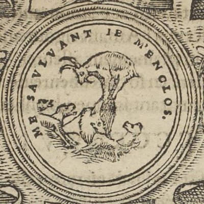 Le chamois et les chiens (Maurice Scève, Délie, 1544)