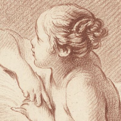 Odalisque du type O’Murphy - Delmarteau d’après Boucher