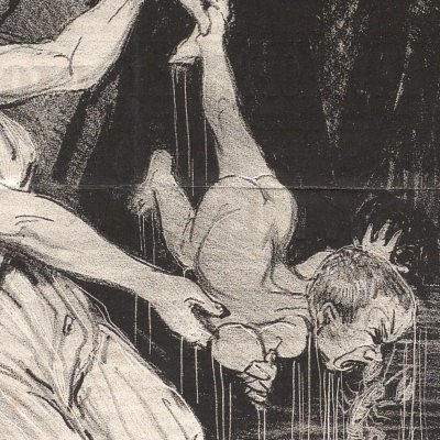 Histoire ancienne : le baptême d’Achille - Daumier