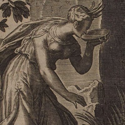 Mélès (Les Images…, Philostrate/Vigenère, éd. 1637) - A. Caron
