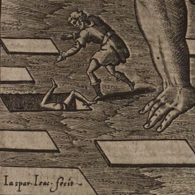 Antée (Les Images…, Philostrate/Vigenère, éd. 1637) - A. Caron