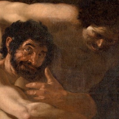 Hercule et Antée (Travaux d'Hercule, Palais de Buen Retiro, Salle du Trône) - Zurbaran