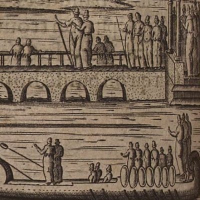 La naissance de Minerve (Les Images…, Philostrate/Vigenère, éd. 1637) - A. Caron