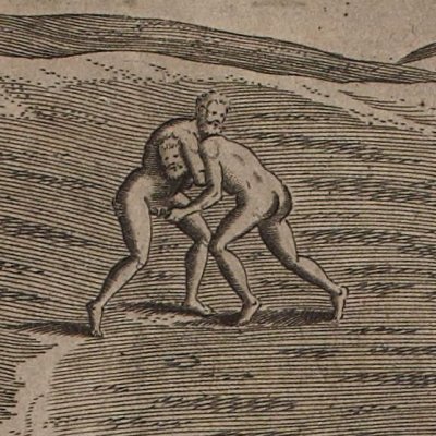 La palestre (Les Images…, Philostrate/Vigenère, éd. 1637) - A. Caron