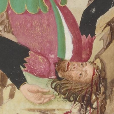 Brutus combat les géants (P. Le Baud, Comp. des Chron&hist. des Bretons)