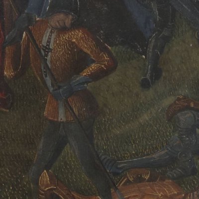 Bataille de La Roche-Derrien (P. Le Baud, Comp. des Chron&hist. des Bretons)