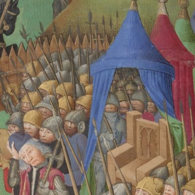 Siège de Champtoceaux (P. Le Baud, Compil. des Chroniques&hist. des Bretons)