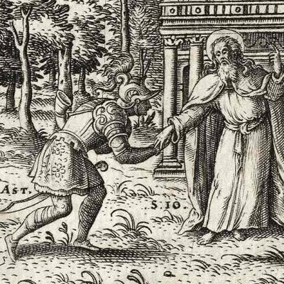 Astolphe aux Enfers et au Paradis (Rolfur Franceschi 1584 ch34) - G. Porro