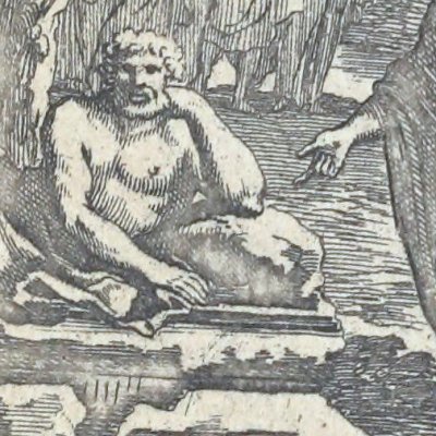Aronce et Clélie après l’orage, avant les noces (Clélie 1, 1656) - Chauveau