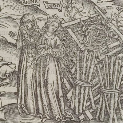 Préparation du bûcher (Virgile, Énéide 4, éd. Brant, Strasbourg Grüninger 1502, f224)