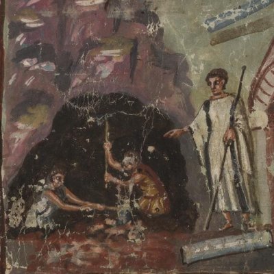 Travaux d’embellissement à Carthage (Énéide, Vat.Lat.3225)