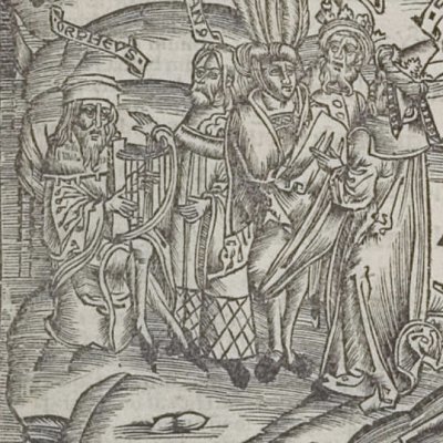 Les Champs Élysées (Virgile, Énéide 6, éd. Brant, Strasbourg Grüninger 1502, f277)