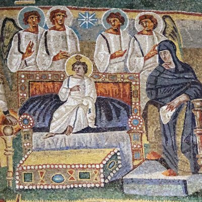 Tribute of the Magi to Mary and Jesus (Rome, Santa Maria Maggiore)