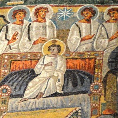 Hommage des Rois Mages à Marie et à Jésus (Rome, Sainte-Marie-Majeure)