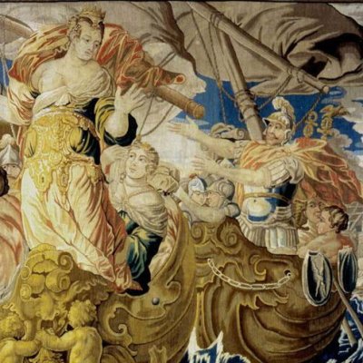 La bataille d’Actium (Tenture de Cléopâtre) - Isaac Moillon