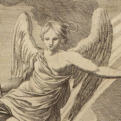 Iris suggère aux Troyennes de brûler leurs nefs (Virgile trad. en prose, 1649)