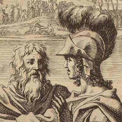 Énée et Anchise aux Champs Élysées (Virgile trad. en prose, 1649) - Chauveau