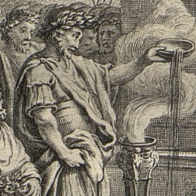 Sacrifice d’Énée aux manes d’Anchise (L’Eneide di Virgilio, 1760) - Zocchi