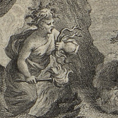 Visite de Junon à la furie Alecto (L’Eneide di Virgilio, 1760) - Zocchi