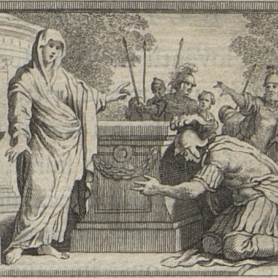 Sacrifice d’Énée et de la Sibylle (L’Eneide di Virgilio, 1760) - Zocchi