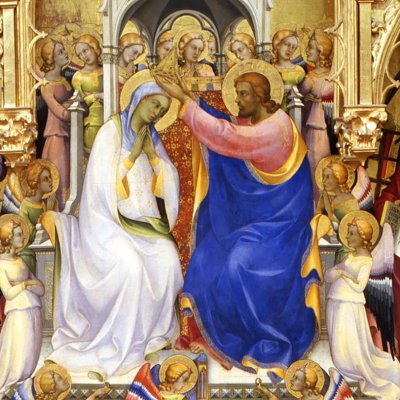 Le couronnement de la Vierge - Lorenzo Monaco