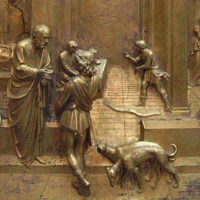 Jacob et Ésaü (Baptistère, Porte du Paradis) - Lorenzo Ghiberti