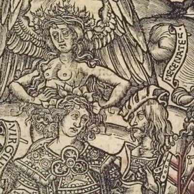 Frontispice (Virgile, éd. Brant, Strasbourg Grüninger 1502)