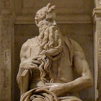 Moïse (tombeau de Jules II) - Michel-Ange