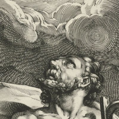 Arion sauvé par un dauphin - J. H. Muller d’après Cornelis Cornelisz