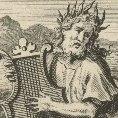 Arion sauvé par un dauphin - Mulder d’après Tidemann