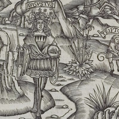 Virgile invoque les dieux et Auguste (Géorgiques, Strasbourg, 1502) - S. Brant