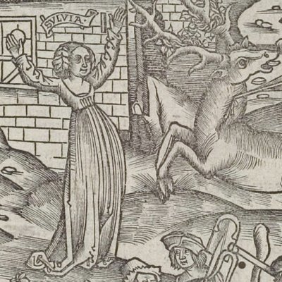 Alecto chez les Troyens (Énéide, Strasbourg, 1502) - S. Brant