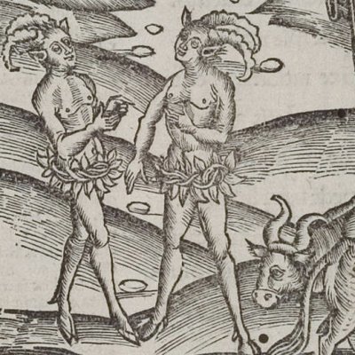 Évandre raconte les origines de Rome (Virgile, Énéide 8, éd. Brant, Strasbourg Grüninger 1502, f317v)