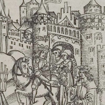 Retour à Laurente & départ pour la guerre (Virgile, Strasbourg, 1502) - S. Brant