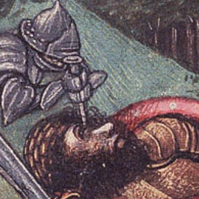Ulysse aveugle Polyphème (Epître d'Othéa, La Haye KB 74G27, f22)