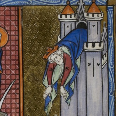 L’humilité et l’orgueil : Ochozias (La Somme le Roi) - Maître de Papeleu