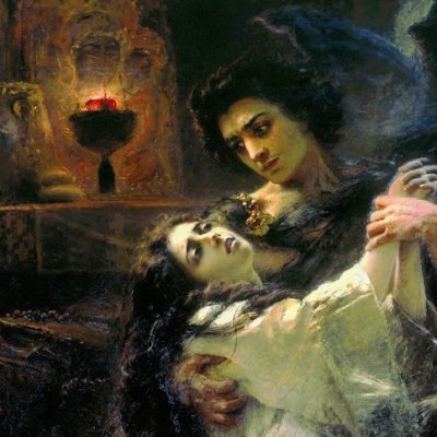 Tamara et le démon - Konstantin Makovski