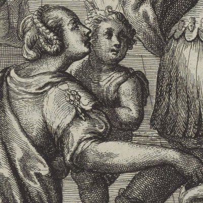 Prodige du feu sur la tête d'Ascagne (The Works of P. Virgilius Maro)