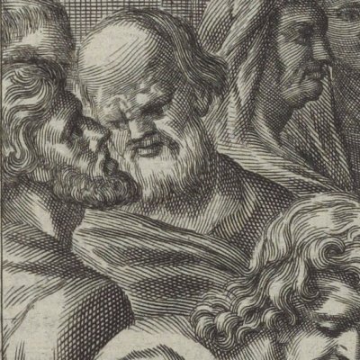 Énée prie Apollon dans son temple de Délos (The Works of P. Virgilius Maro)