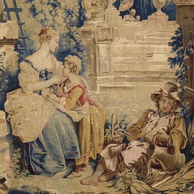 Le jardinier (Tenture des Fêtes italiennes) - François Boucher