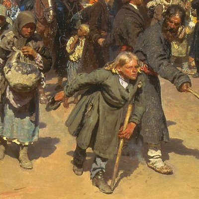 Procession dans la province de Koursk (Крестный ход в Курской губернии) - Répine
