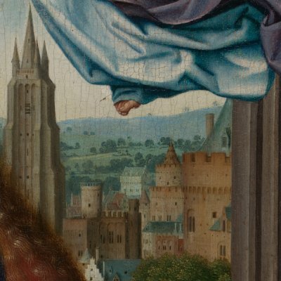Vierge à l'enfant avec quatre anges - Gérard David